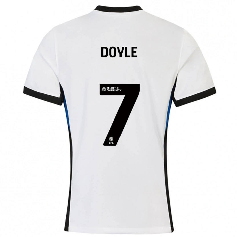 Danxen Heren Tommy Doyle #7 Wit Blauw Uitshirt Uittenue 2025/26 T-Shirt