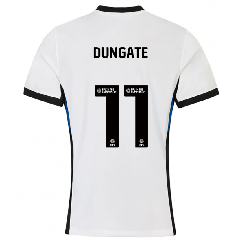 Danxen Heren Katie Dungate #11 Wit Blauw Uitshirt Uittenue 2025/26 T-Shirt