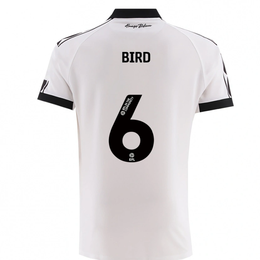 Danxen Heren Max Bird #6 Wit Zwart Uitshirt Uittenue 2025/26 T-Shirt