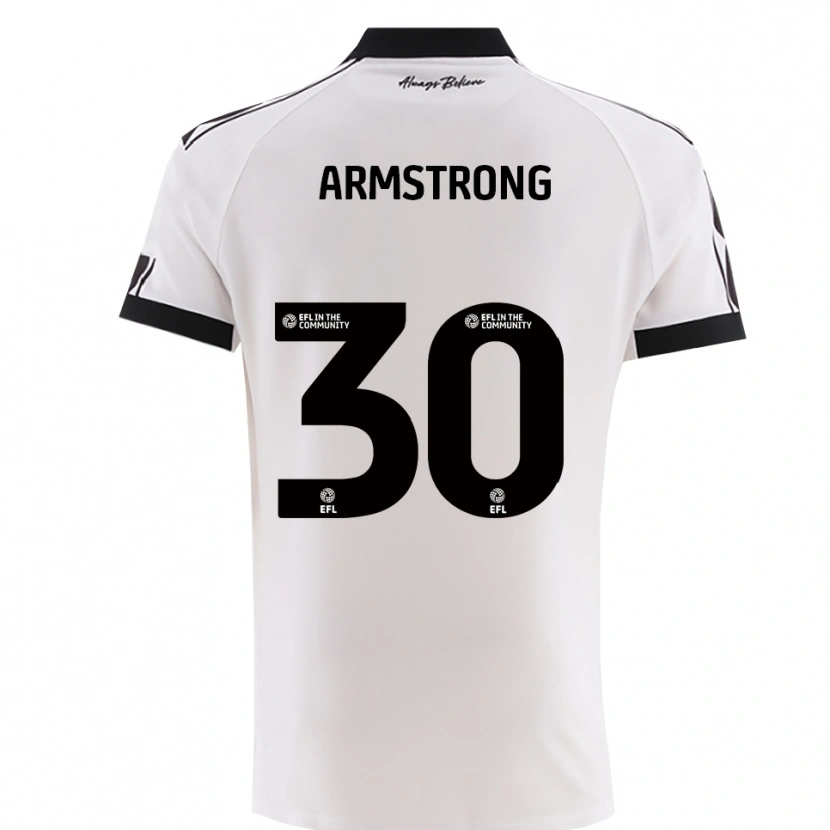 Danxen Heren Sinclair Armstrong #30 Wit Zwart Uitshirt Uittenue 2025/26 T-Shirt