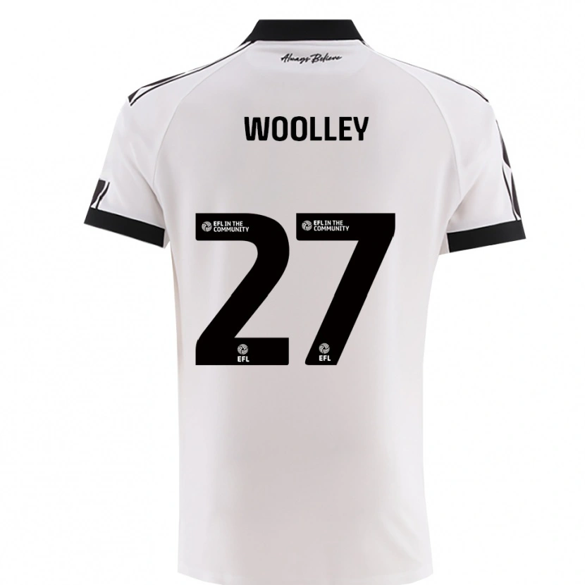 Danxen Heren Jesse Woolley #27 Wit Zwart Uitshirt Uittenue 2025/26 T-Shirt