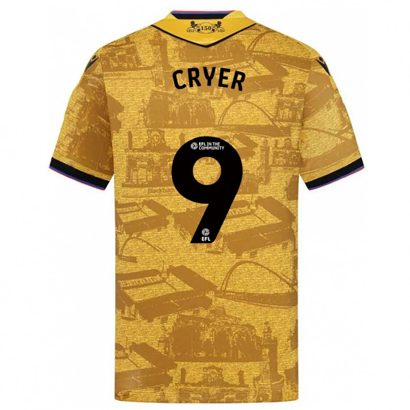 Danxen Heren Tom Cryer #9 Goud Zwart Uitshirt Uittenue 2025/26 T-Shirt