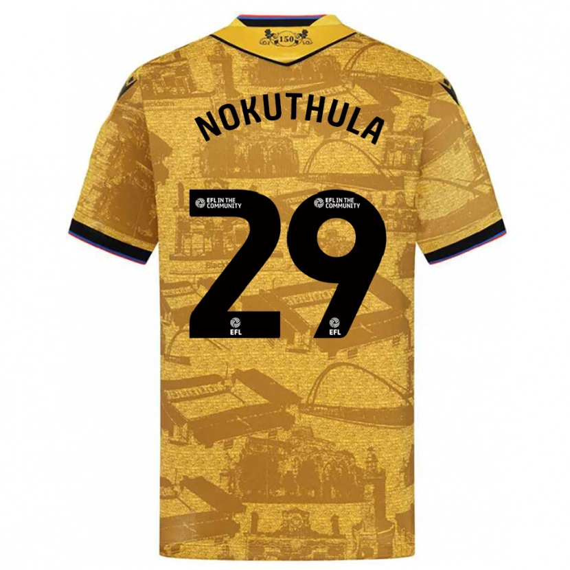 Danxen Heren Faith Nokuthula #29 Goud Zwart Uitshirt Uittenue 2025/26 T-Shirt