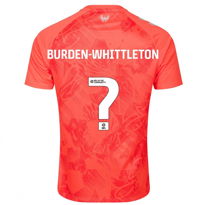 Danxen Heren Charlie Burden-Whittleton #0 Oranje Wit Uitshirt Uittenue 2025/26 T-Shirt