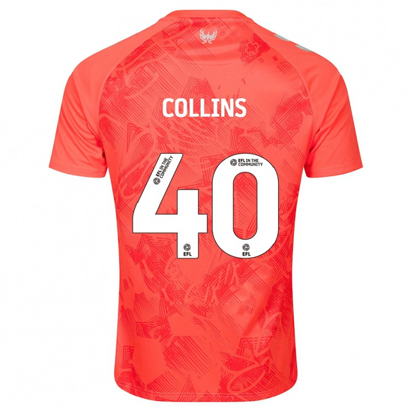Danxen Heren Brad Collins #40 Oranje Wit Uitshirt Uittenue 2025/26 T-Shirt
