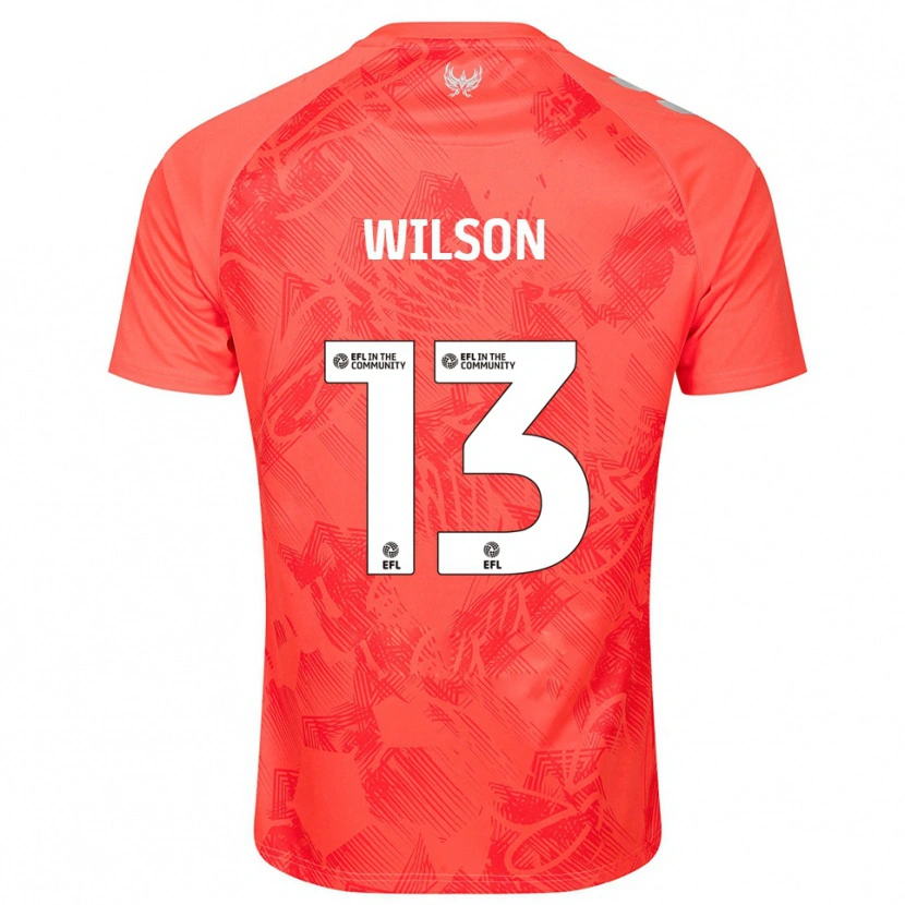 Danxen Heren Ben Wilson #13 Oranje Wit Uitshirt Uittenue 2025/26 T-Shirt