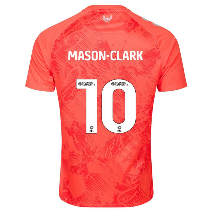 Danxen Heren Ephron Mason-Clark #10 Oranje Wit Uitshirt Uittenue 2025/26 T-Shirt