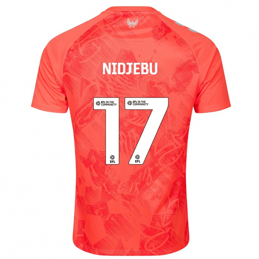 Danxen Heren Success Nidjebu #17 Oranje Wit Uitshirt Uittenue 2025/26 T-Shirt