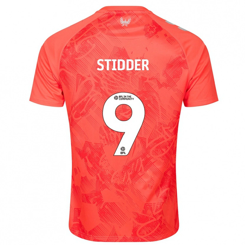 Danxen Heren Joshua Stidder #9 Oranje Wit Uitshirt Uittenue 2025/26 T-Shirt