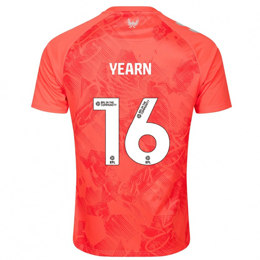 Danxen Heren Kai Yearn #16 Oranje Wit Uitshirt Uittenue 2025/26 T-Shirt