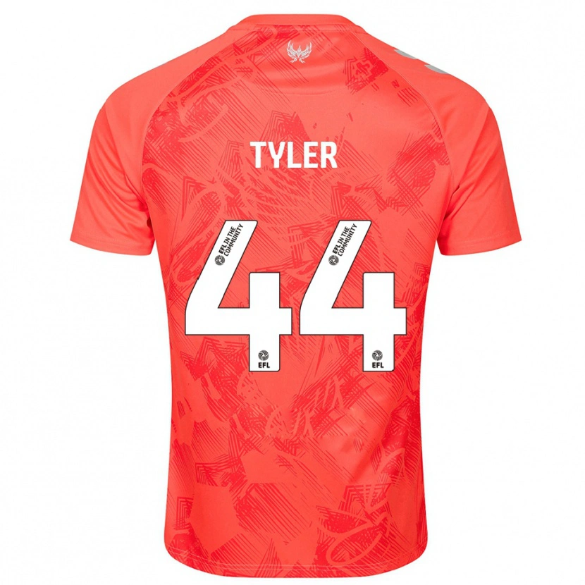 Danxen Heren Cian Tyler #44 Oranje Wit Uitshirt Uittenue 2025/26 T-Shirt