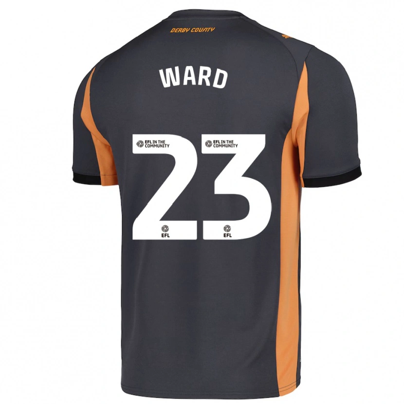 Danxen Heren Joe Ward #23 Grijs Oranje Zwart Uitshirt Uittenue 2025/26 T-Shirt