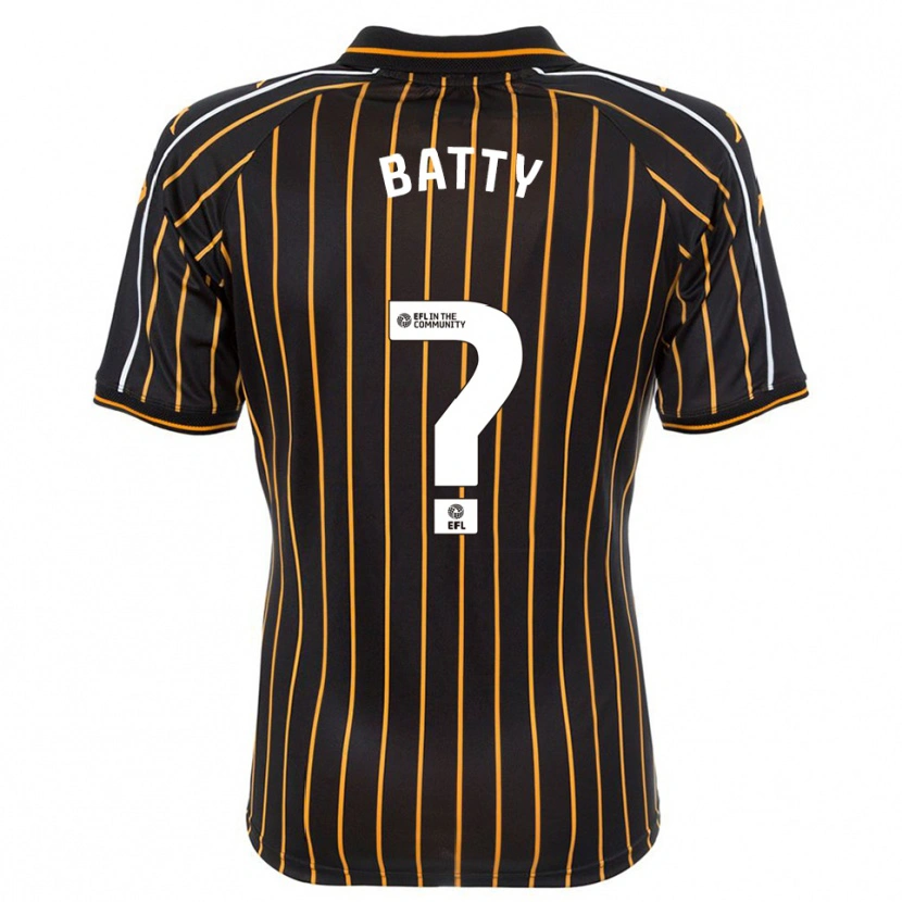 Danxen Heren Joe Batty #0 Wit Zwart Uitshirt Uittenue 2025/26 T-Shirt