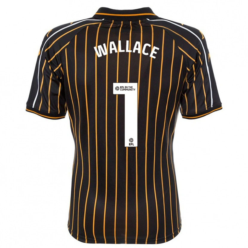 Danxen Heren Abbi Wallace #1 Wit Zwart Uitshirt Uittenue 2025/26 T-Shirt