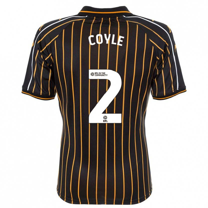 Danxen Heren Lewie Coyle #2 Wit Zwart Uitshirt Uittenue 2025/26 T-Shirt
