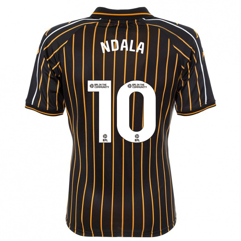 Danxen Heren Joel Ndala #10 Wit Zwart Uitshirt Uittenue 2025/26 T-Shirt