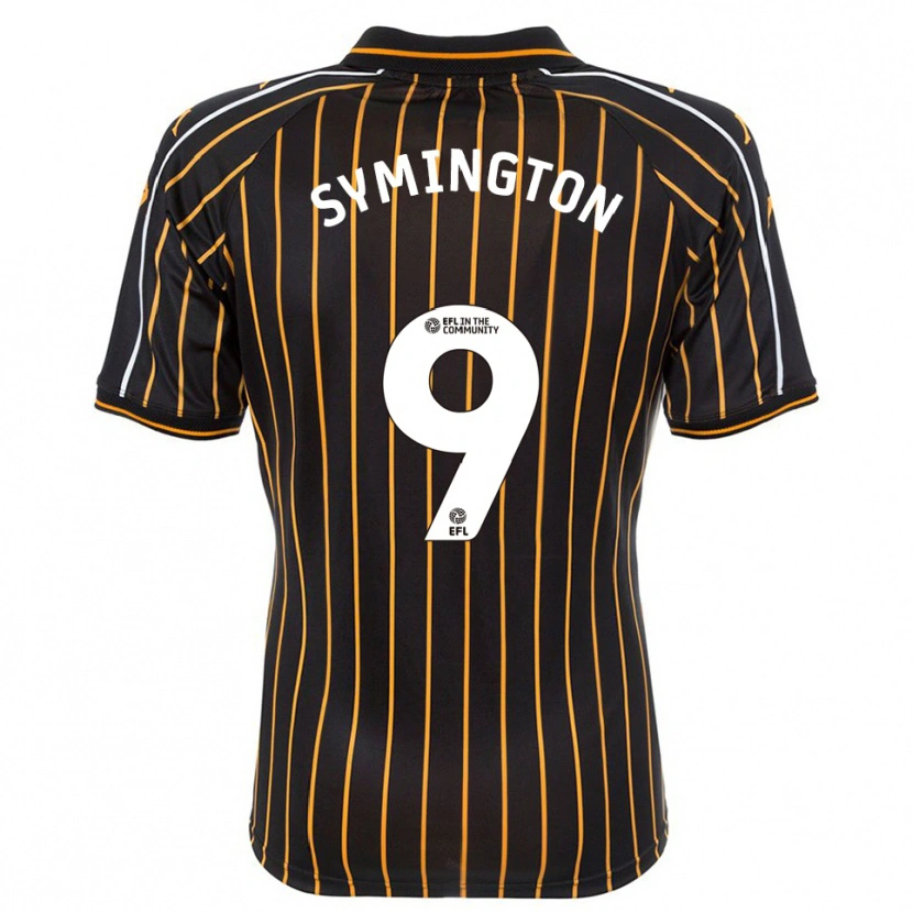 Danxen Heren Jo Symington #9 Wit Zwart Uitshirt Uittenue 2025/26 T-Shirt