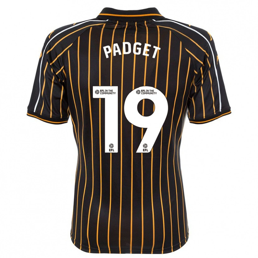 Danxen Heren Bethany Padget #19 Wit Zwart Uitshirt Uittenue 2025/26 T-Shirt