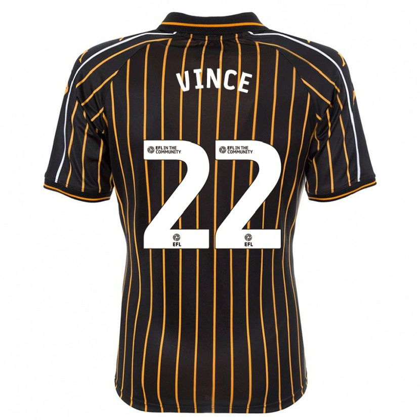 Danxen Heren Anna Vince #22 Wit Zwart Uitshirt Uittenue 2025/26 T-Shirt