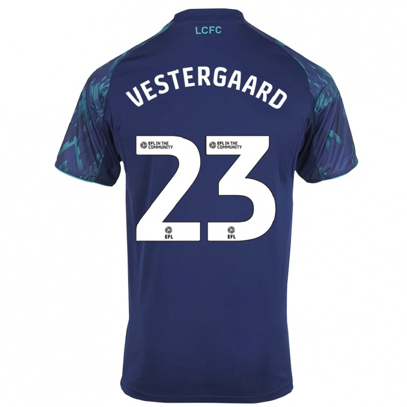 Danxen Heren Jannik Vestergaard #23 Marine Groen Wit Uitshirt Uittenue 2025/26 T-Shirt
