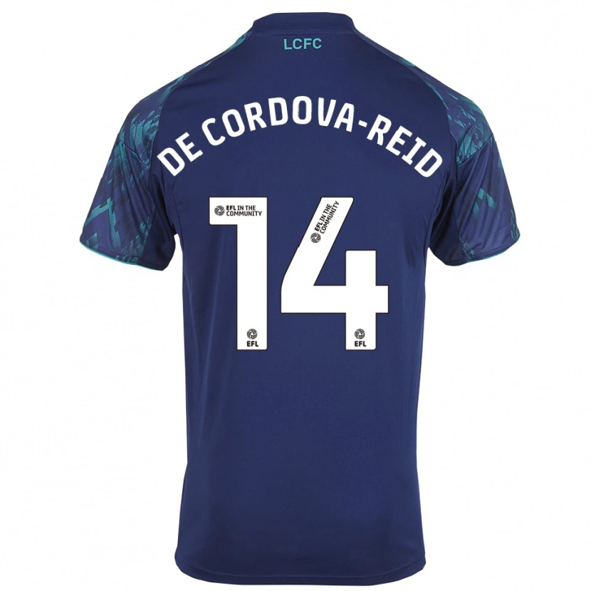 Danxen Heren Bobby De Cordova-Reid #14 Marine Groen Wit Uitshirt Uittenue 2025/26 T-Shirt