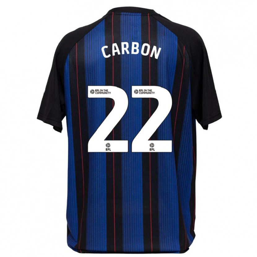 Danxen Heren Jayden Carbon #22 Blauw Zwart Uitshirt Uittenue 2025/26 T-Shirt