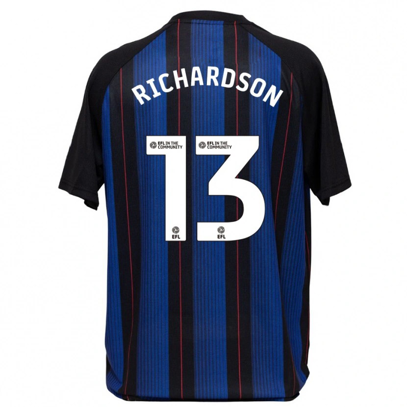 Danxen Heren Joseph Richardson #13 Blauw Zwart Uitshirt Uittenue 2025/26 T-Shirt