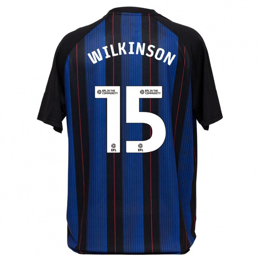 Danxen Heren Sharna Wilkinson #15 Blauw Zwart Uitshirt Uittenue 2025/26 T-Shirt
