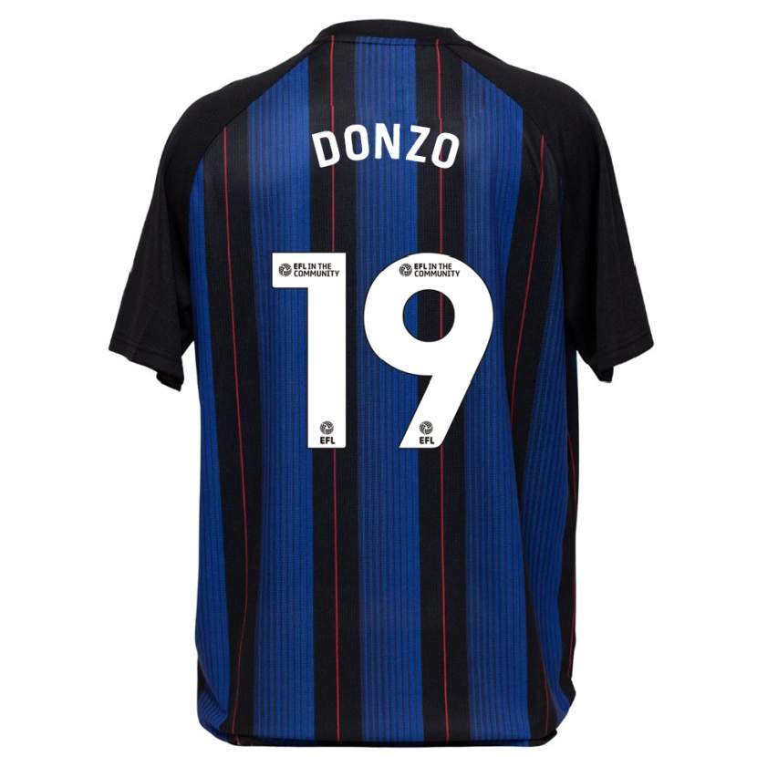 Danxen Heren Jolie Donzo #19 Blauw Zwart Uitshirt Uittenue 2025/26 T-Shirt