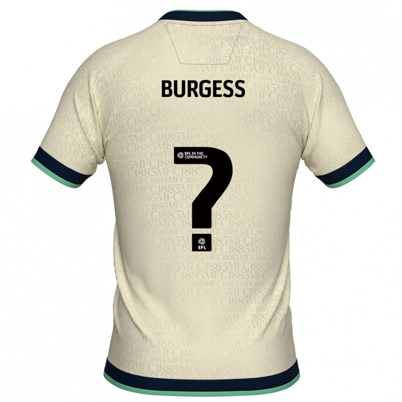 Danxen Heren Billy Burgess #0 Champagne Marine Uitshirt Uittenue 2025/26 T-Shirt
