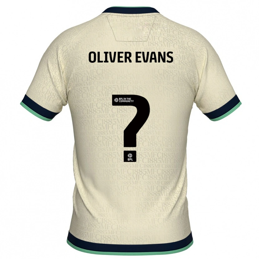 Danxen Heren Oliver Evans #0 Champagne Marine Uitshirt Uittenue 2025/26 T-Shirt