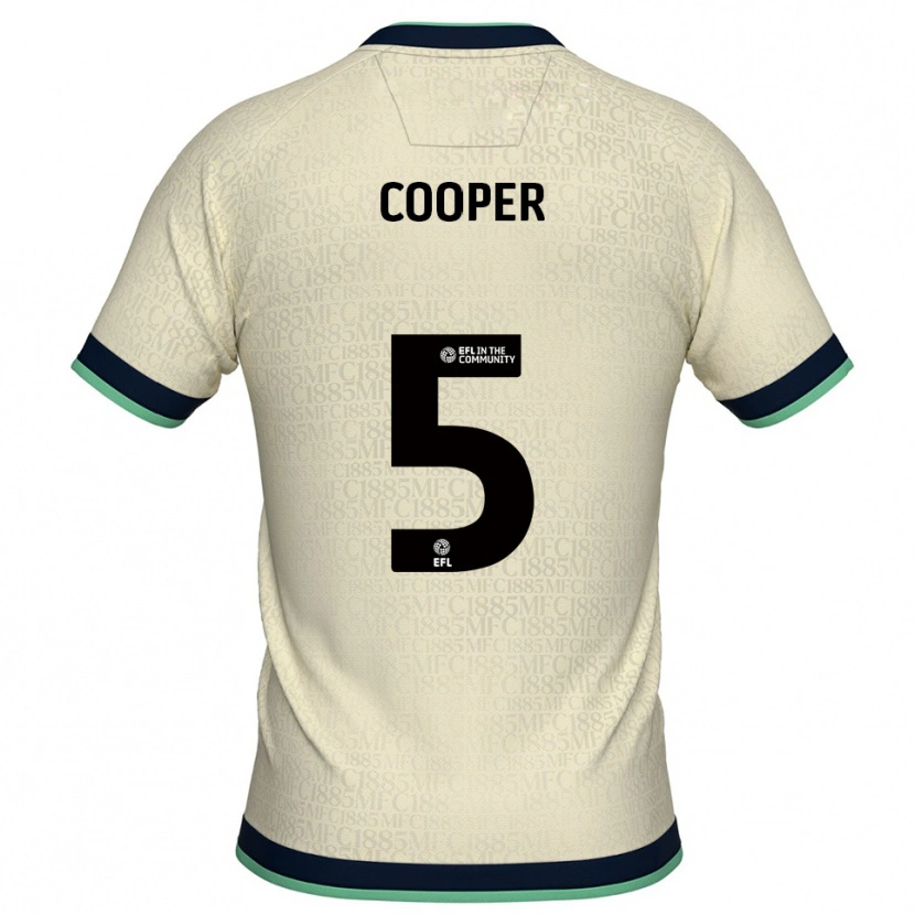 Danxen Heren Jake Cooper #5 Champagne Marine Uitshirt Uittenue 2025/26 T-Shirt