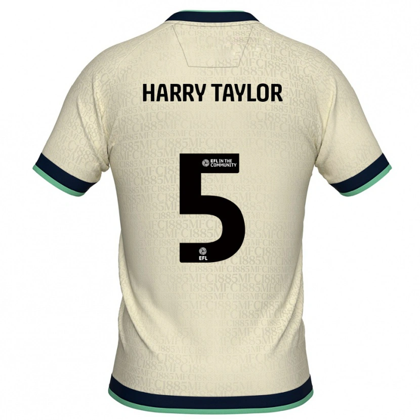Danxen Heren Harry Taylor #5 Champagne Marine Uitshirt Uittenue 2025/26 T-Shirt