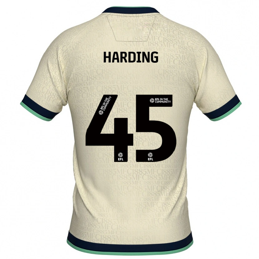 Danxen Heren Wes Harding #45 Champagne Marine Uitshirt Uittenue 2025/26 T-Shirt