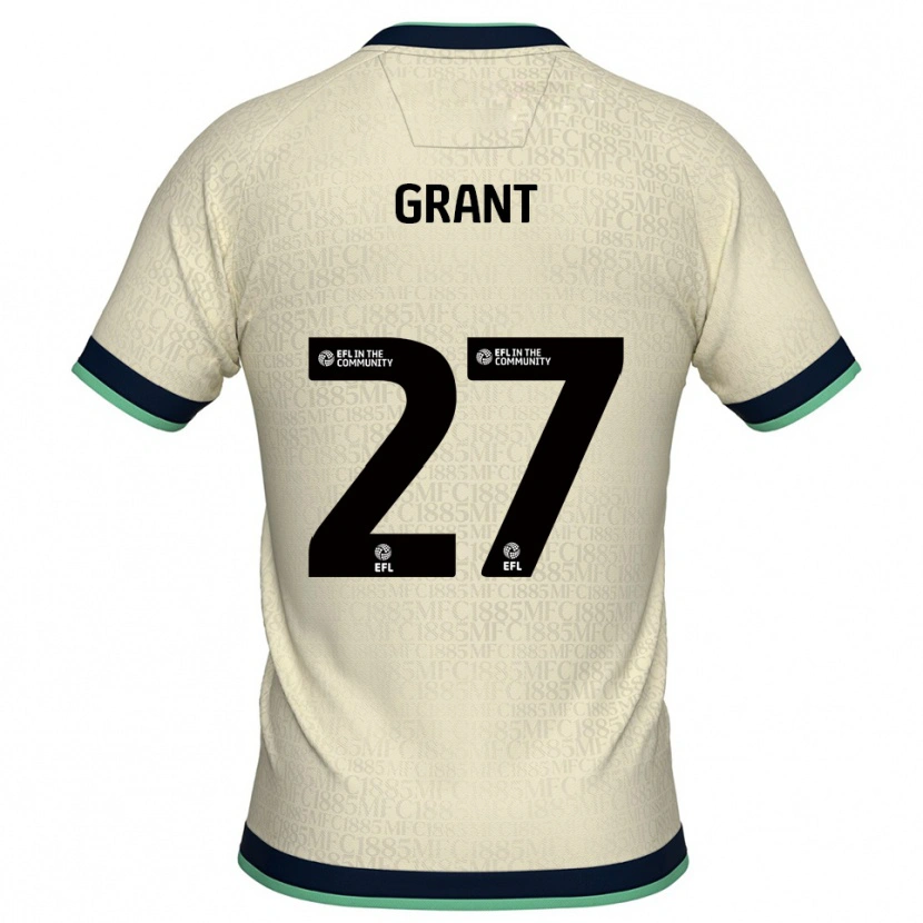 Danxen Heren Kamarl Grant #27 Champagne Marine Uitshirt Uittenue 2025/26 T-Shirt