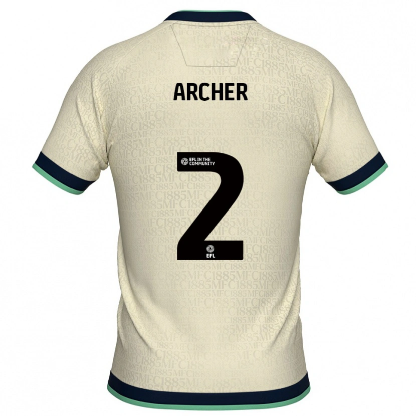 Danxen Heren Da'rell Archer #2 Champagne Marine Uitshirt Uittenue 2025/26 T-Shirt