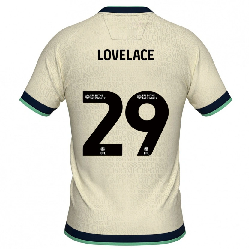Danxen Heren Zak Lovelace #29 Champagne Marine Uitshirt Uittenue 2025/26 T-Shirt