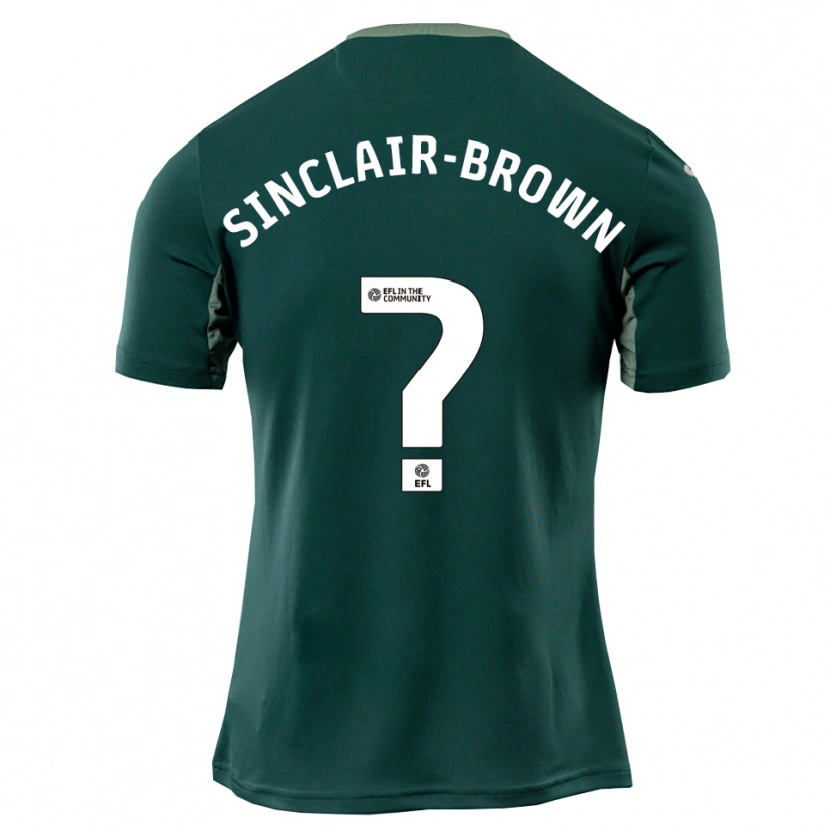 Danxen Heren Jeremiah Sinclair-Brown #0 Groen Wit Paars Uitshirt Uittenue 2025/26 T-Shirt