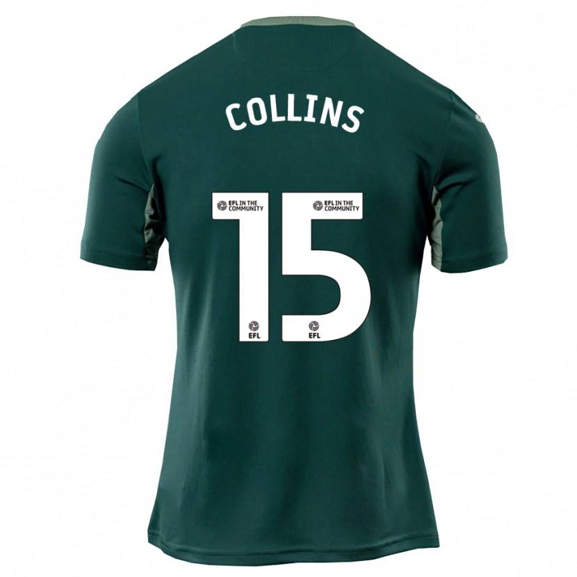 Danxen Heren Hugo Collins #15 Groen Wit Paars Uitshirt Uittenue 2025/26 T-Shirt