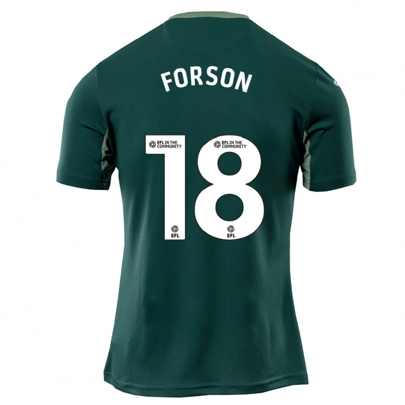 Danxen Heren Amankwah Forson #18 Groen Wit Paars Uitshirt Uittenue 2025/26 T-Shirt