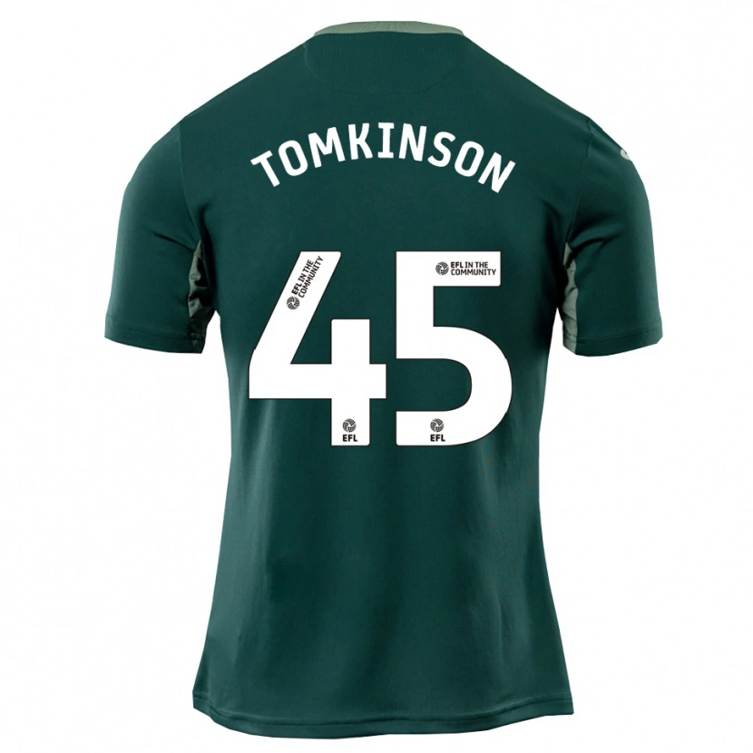 Danxen Heren Jonathan Tomkinson #45 Groen Wit Paars Uitshirt Uittenue 2025/26 T-Shirt