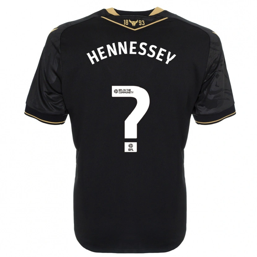 Danxen Heren Laura Hennessey #0 Zwart Goud Uitshirt Uittenue 2025/26 T-Shirt