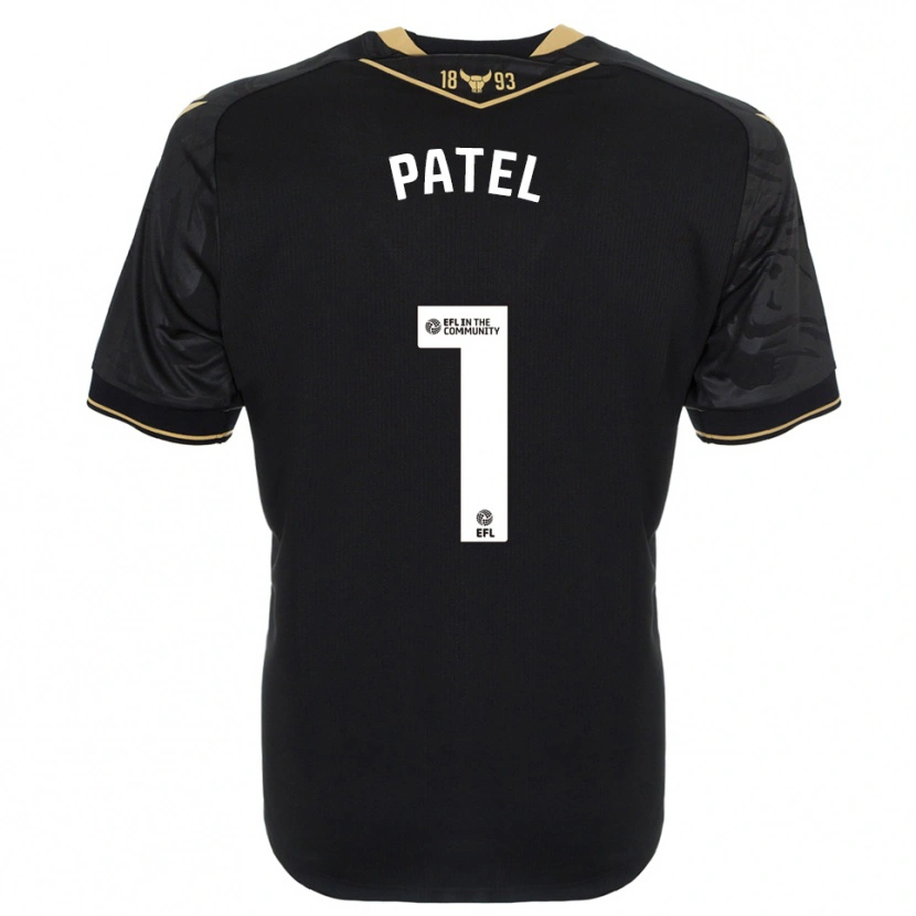 Danxen Heren Ajae Patel #1 Zwart Goud Uitshirt Uittenue 2025/26 T-Shirt