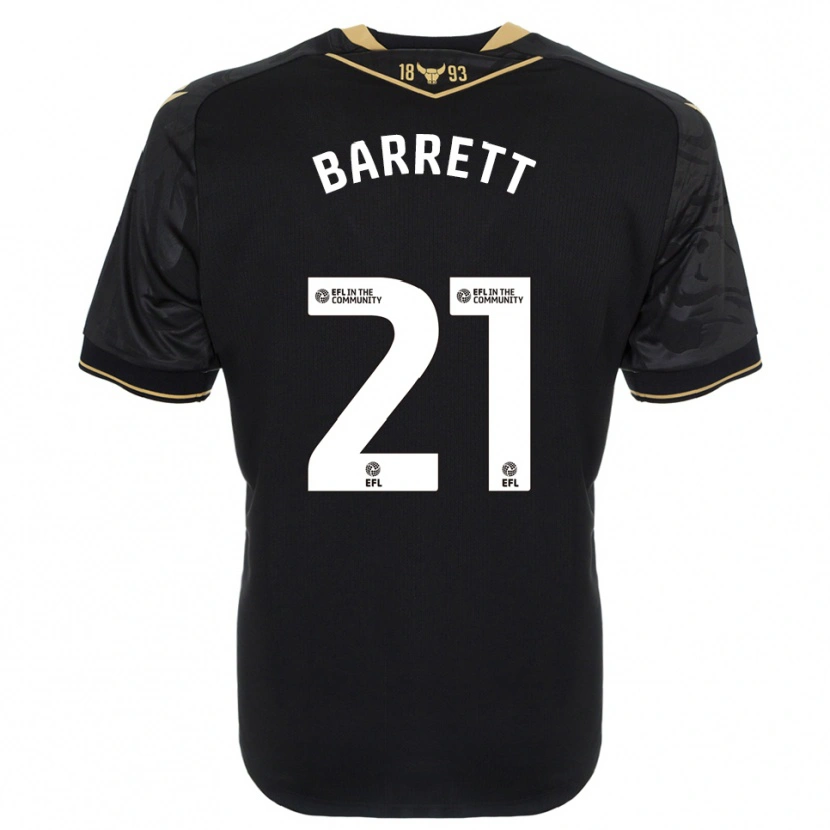 Danxen Heren Nicole Barrett #21 Zwart Goud Uitshirt Uittenue 2025/26 T-Shirt
