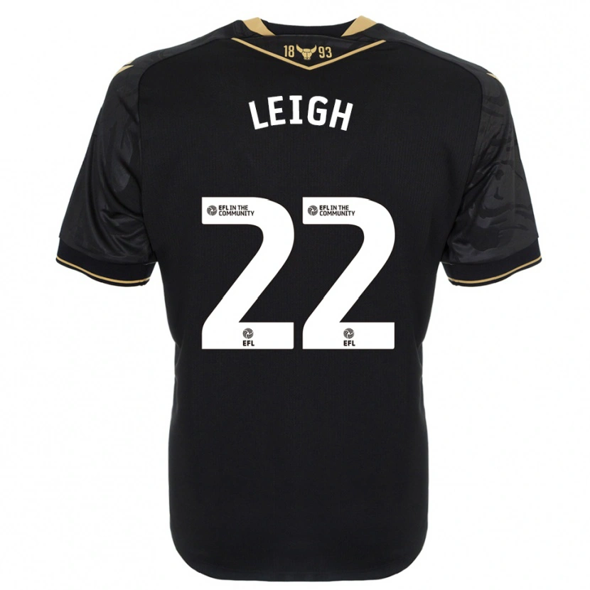 Danxen Heren Greg Leigh #22 Zwart Goud Uitshirt Uittenue 2025/26 T-Shirt