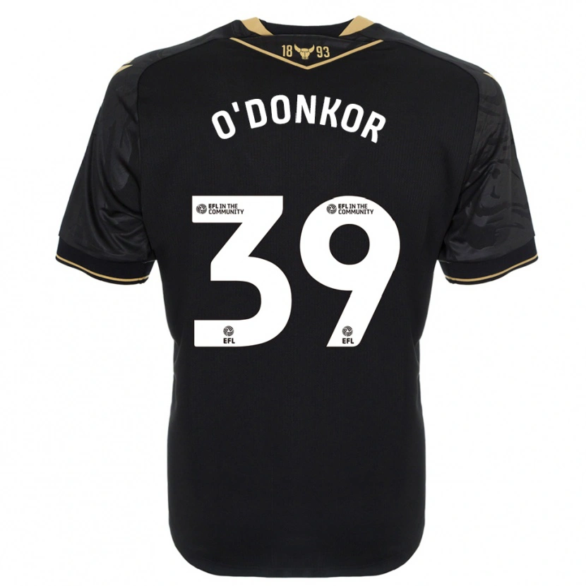 Danxen Heren Gatlin O'donkor #39 Zwart Goud Uitshirt Uittenue 2025/26 T-Shirt