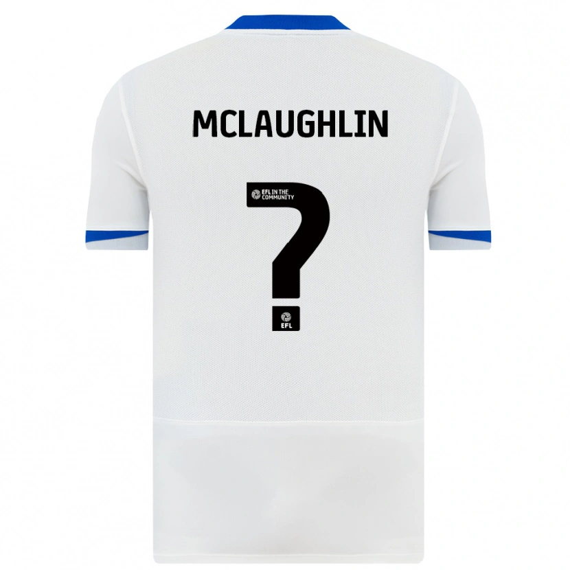 Danxen Heren Erin Mclaughlin #0 Wit Zwart Uitshirt Uittenue 2025/26 T-Shirt