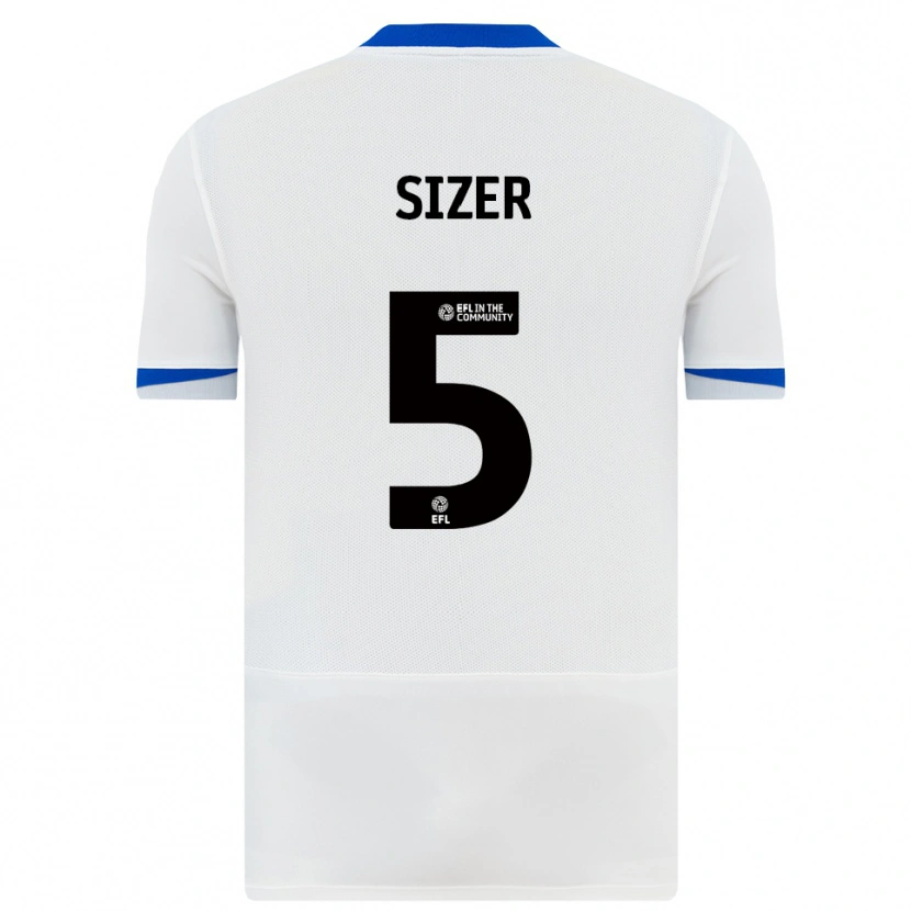 Danxen Heren Ashton Sizer #5 Wit Zwart Uitshirt Uittenue 2025/26 T-Shirt