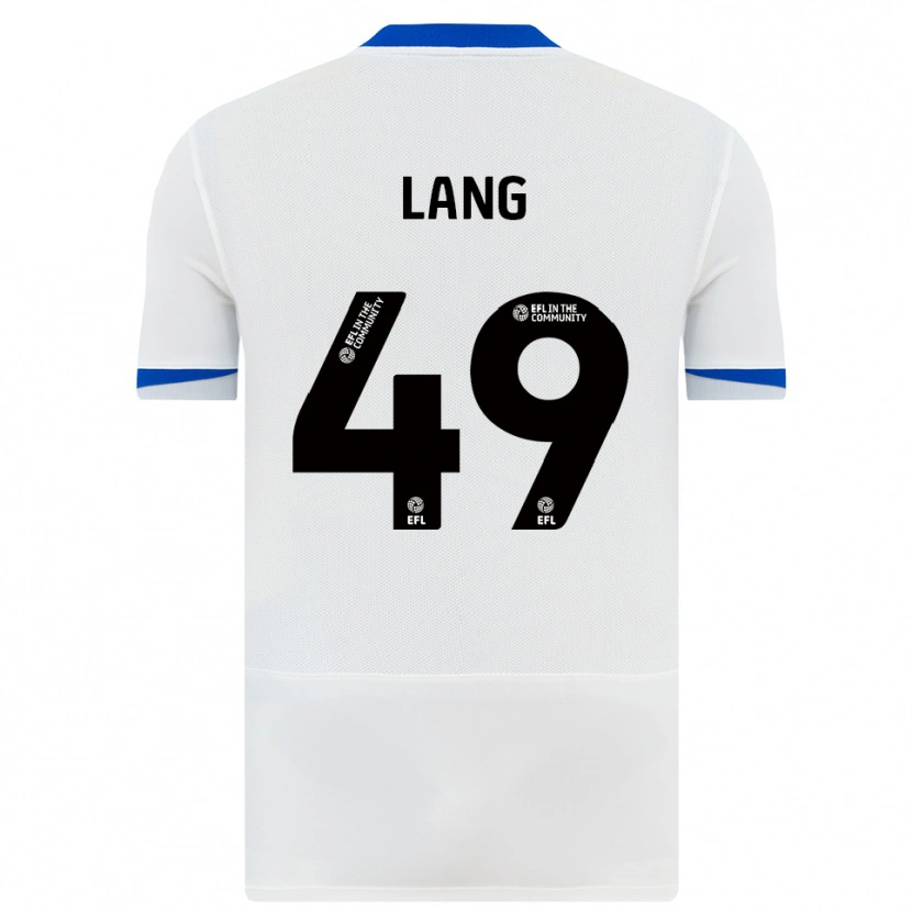 Danxen Heren Callum Lang #49 Wit Zwart Uitshirt Uittenue 2025/26 T-Shirt