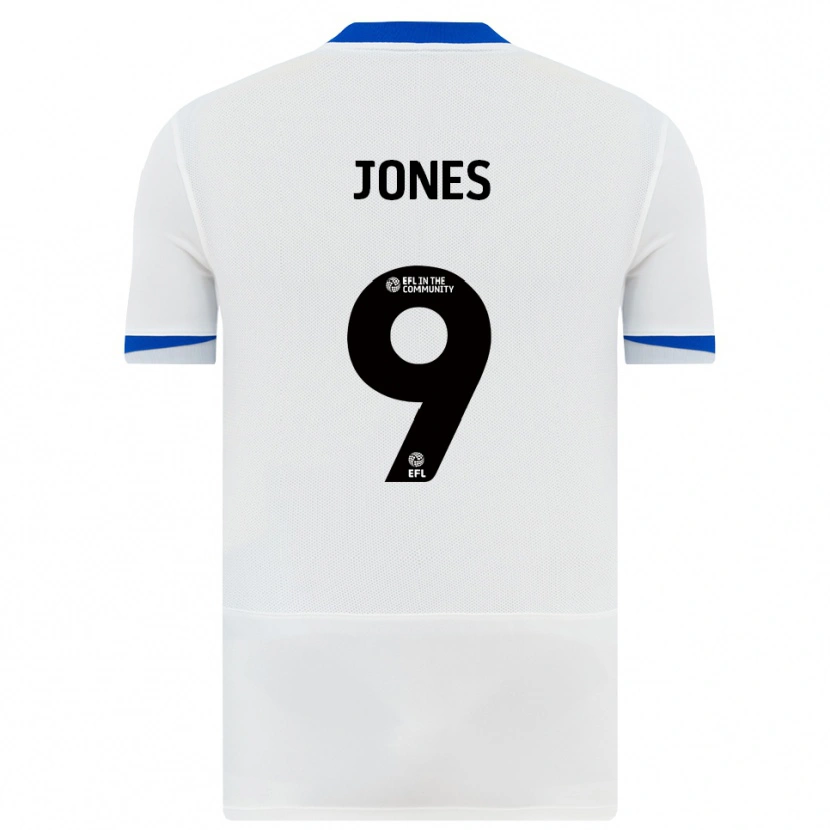 Danxen Heren Emma Jones #9 Wit Zwart Uitshirt Uittenue 2025/26 T-Shirt